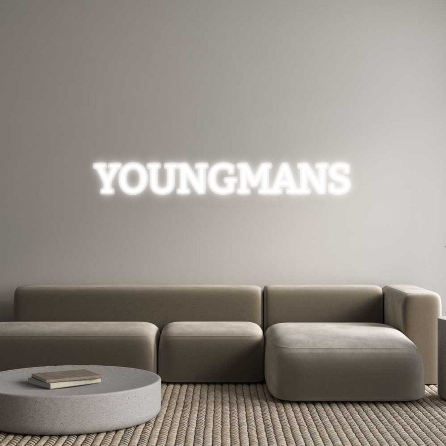 Custom Neon: YOUNGMANS